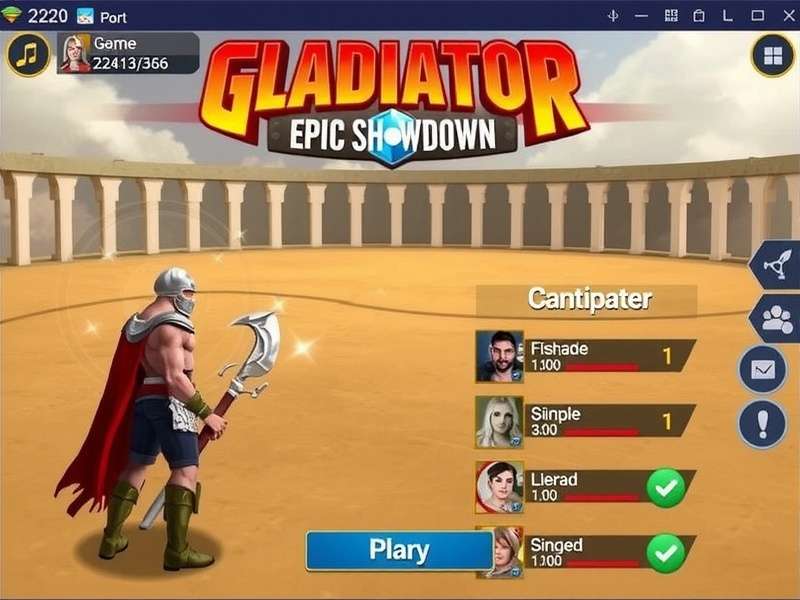 Gladiator S Epic Showdown gameplay screenshot
